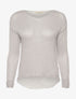Pull dos ouvert à voile - gris - 3
