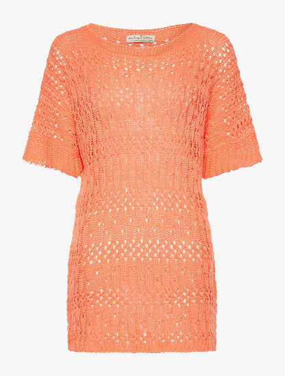 Robe-pull filet - orange - 3