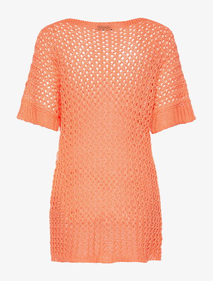 Robe-pull filet - orange - 2