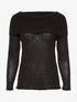 Pull basic col châle - blanc - 1