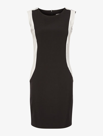 Robe bandes contrastées - noir - 6