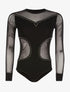 Body à billes côtés transparent - noir - 3