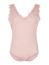 Body dentelle effilochée - rose - 3