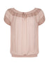 Top bordure dentelle - rose - 3