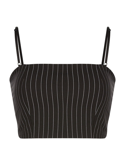 Brassière rayé - noir - 4