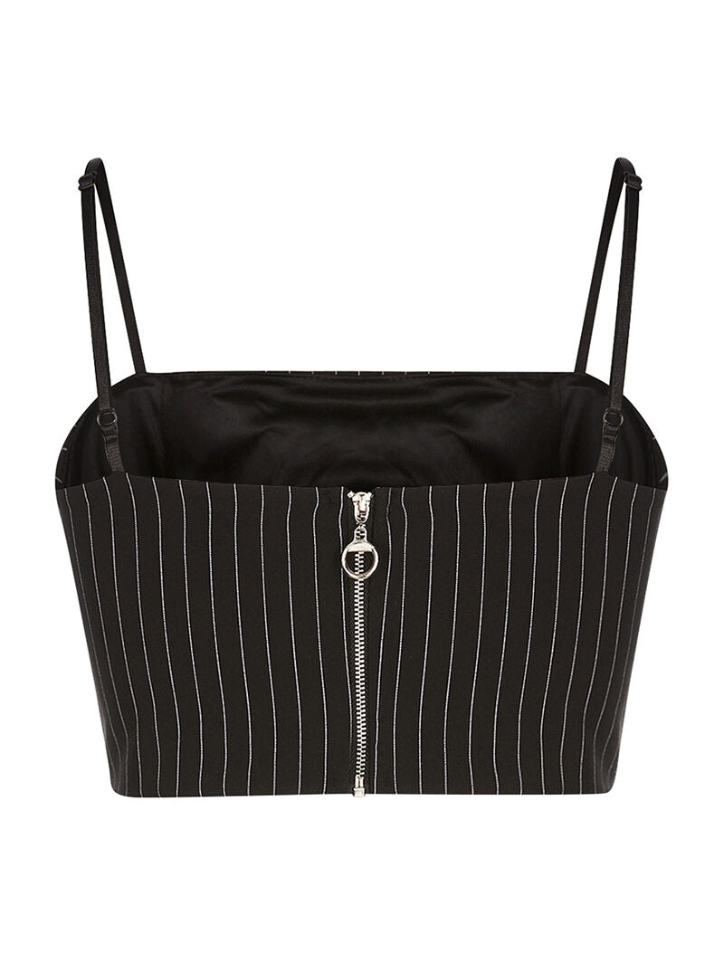 Brassière rayé - noir - 5