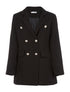 Veste coupe droite - noir - 1