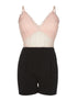 Combishort ventre en dentelle - rose - 1