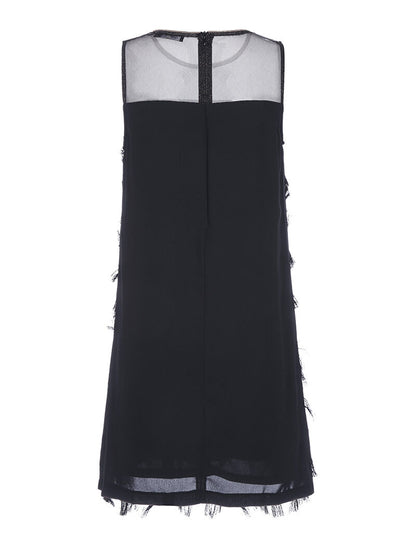Robe étoilée charleston - noir - 2