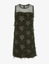 Robe étoilée charleston - kaki - 1