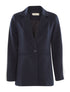 Blazer manches contrastées - marine - 8