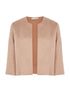 Veste légère effet daim ouvert - beige - 1