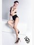 Collants twin snake 20 - noir - 1
