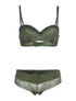 Ensemble SG et culotte dentelle - kaki - 3