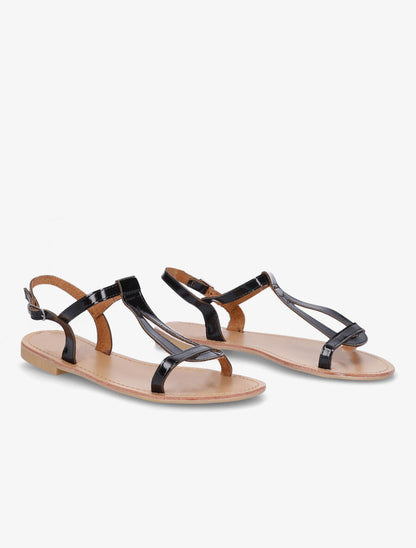 Nu - pieds vernis noir - 4