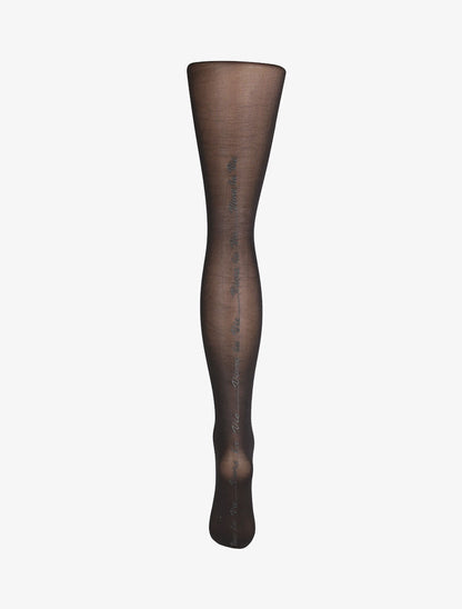 Collants en voile floqué à l&