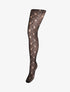 Collants en résille effet déchiré - Noir - 3