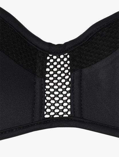 Bikini à détail en dentelle - Noir - 3