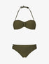 Bikini à bandes tressées - Kaki - 1