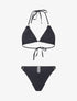 Bikini triangle à anneaux - Noir - 3