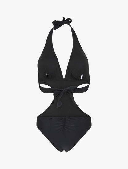 Maillot de bain échancré - Noir - 2