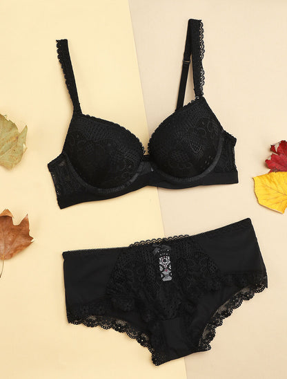 Ensemble à bord bande élastiquée et shorty - Noir - 4