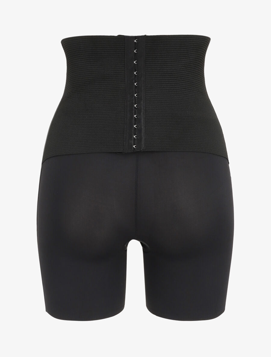 Short gainant taille haute - Noir - 2