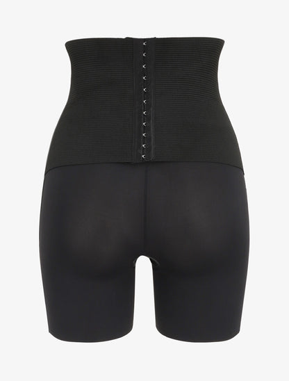 Short gainant taille haute - Noir - 2