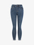 Jean classique à revers coupe skinny - Bleu - 4