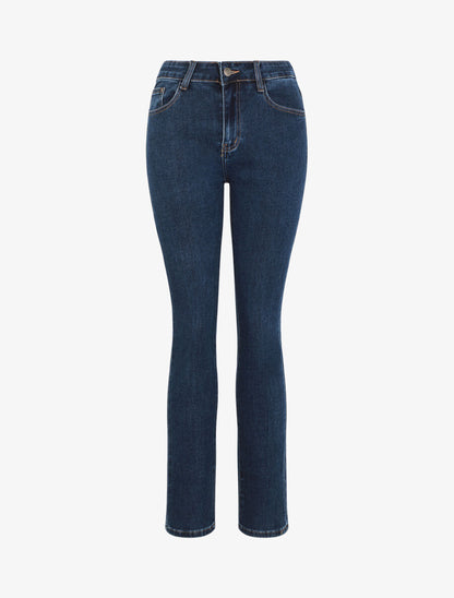 Jean slim grande taille - Bleu - 4