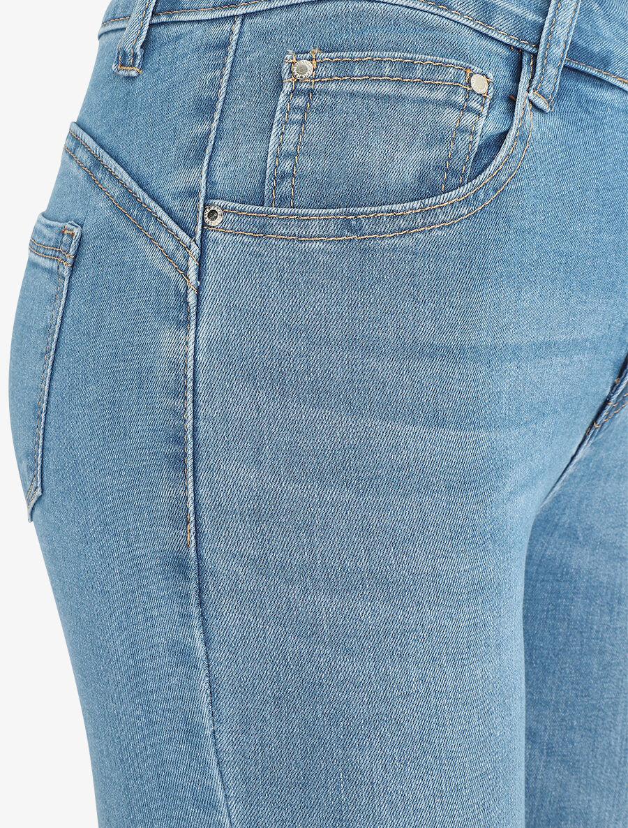 Jean push up coupe flare - Bleu - 3