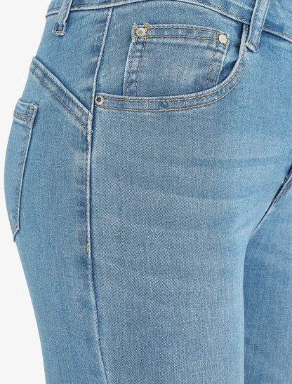 Jean push up coupe flare - Bleu - 3