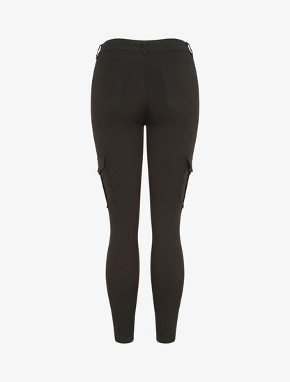 Jean cargo coupe slim - Noir - 2