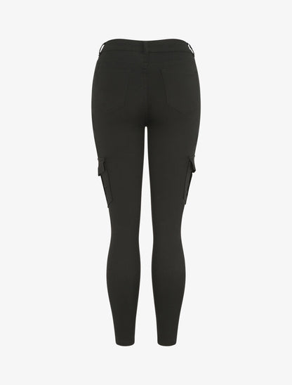 Jean cargo coupe slim - Noir - 2