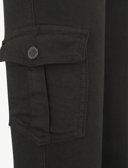 Jean cargo coupe slim - Noir - 3