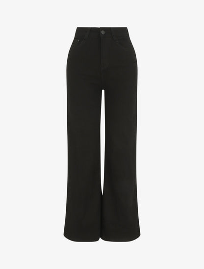 Jean push up coupe flare - Noir - 4