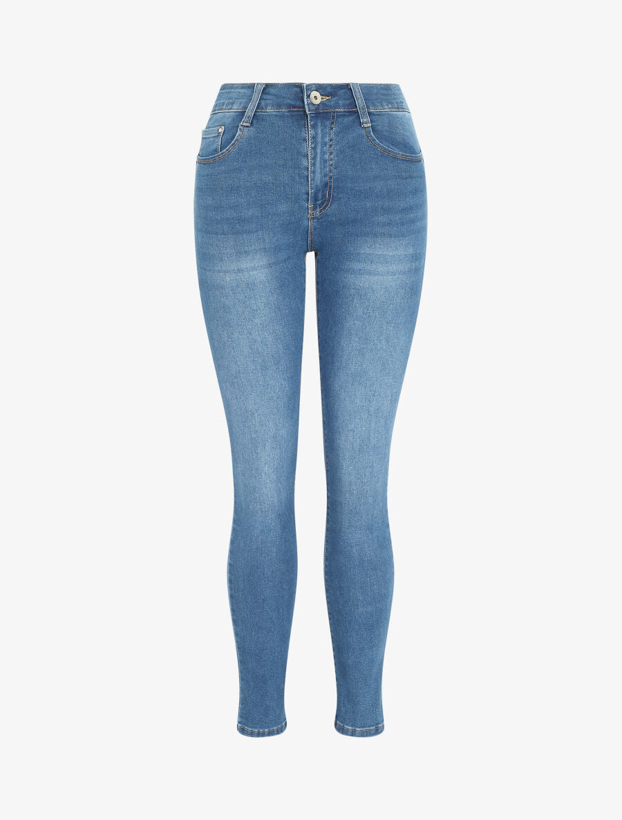 Jean push up classique coupe slim - Bleu - 4