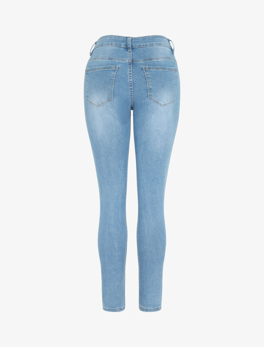 Jean classique coupe skinny - Bleu - 2