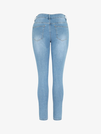 Jean classique coupe skinny - Bleu - 2