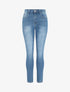 Jean grande taille push up coupe droite - Bleu - 4
