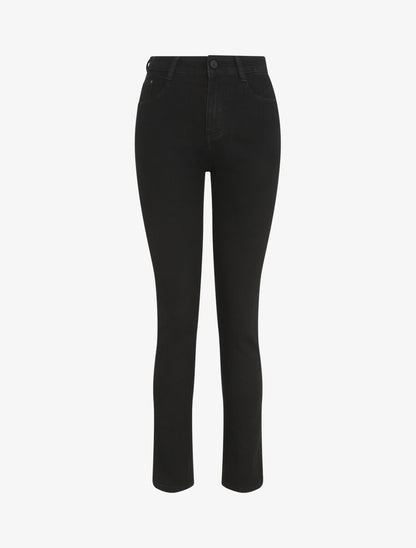 Jean push up grande taille coupe slim - Noir - 1