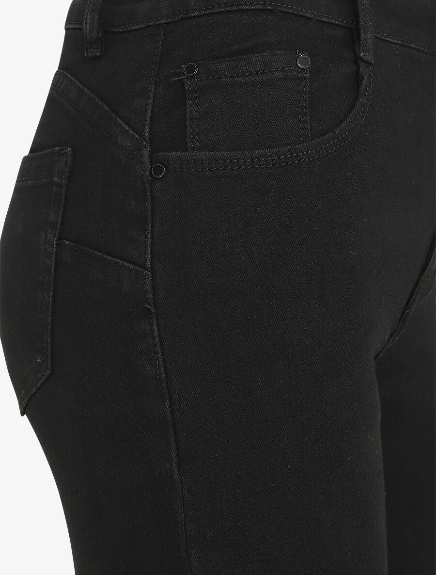 Jean push up grande taille coupe slim - Noir - 3