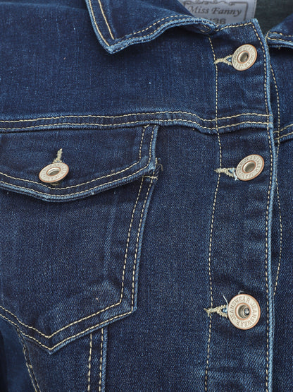 Veste en jean basique - Bleu brut - 3
