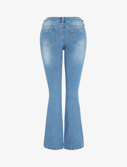 Jean bootcut taille standard - Bleu - 2