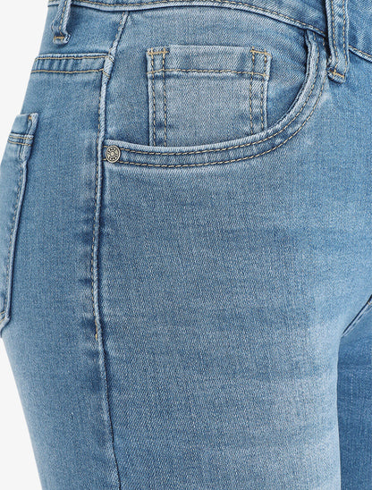 Jean bootcut taille standard - Bleu - 3