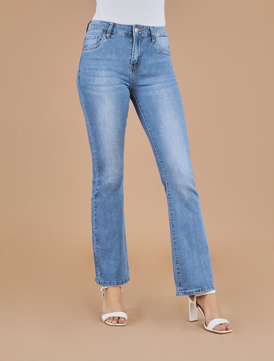 Jean bootcut taille standard - Bleu - 4