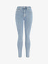 Jean push up taille standard coupe skinny - Bleu clair - 1