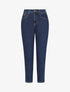 Jean mom taille haute - Bleu brut - 1