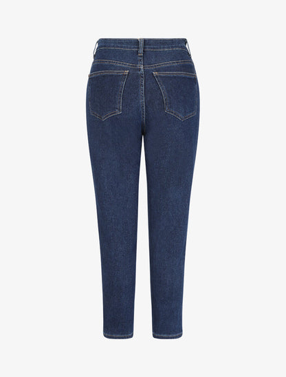 Jean mom taille haute - Bleu brut - 2