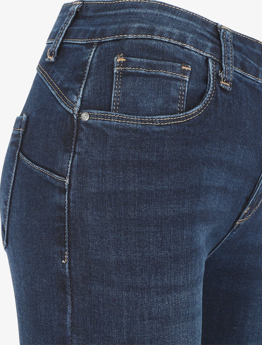 Jean standard effet push up coupe slim - Bleu - 3